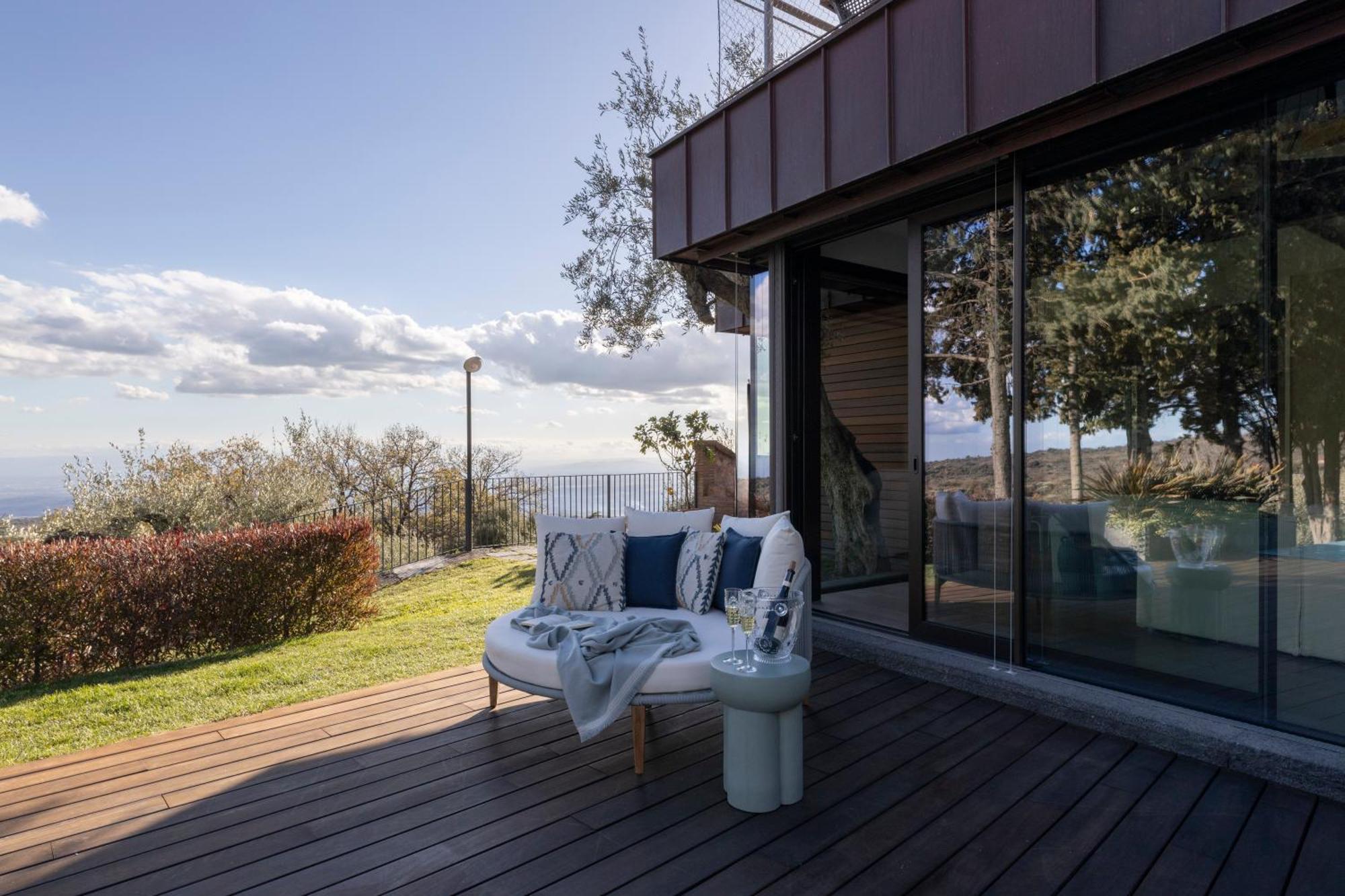 Scialaj Villa Di Lusso Sull'Etna Con Piscina E Vista Mare Ragalna 外观 照片