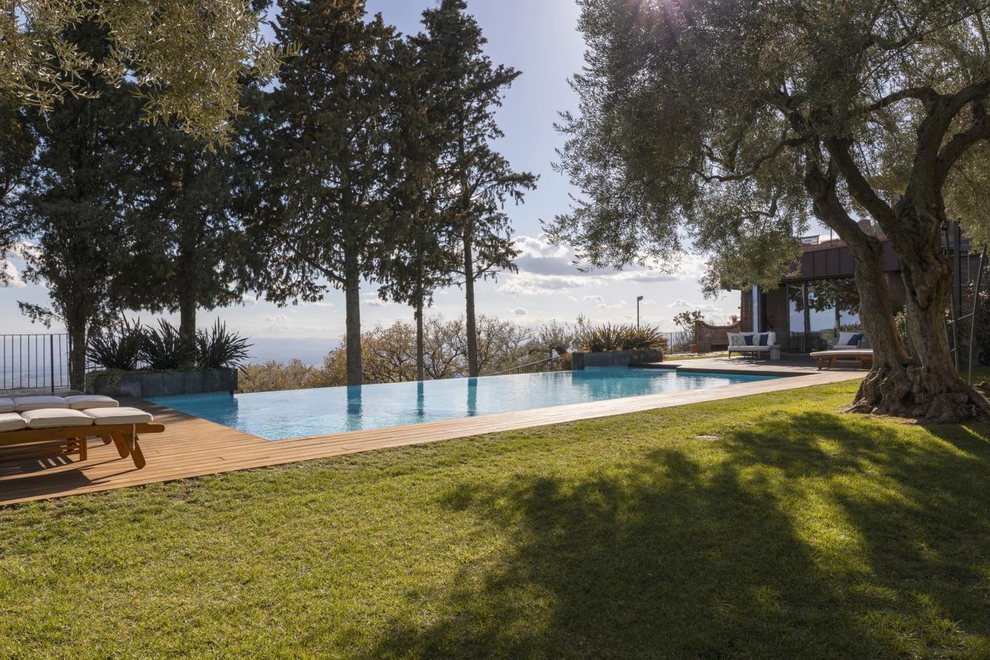 Scialaj Villa Di Lusso Sull'Etna Con Piscina E Vista Mare Ragalna 外观 照片
